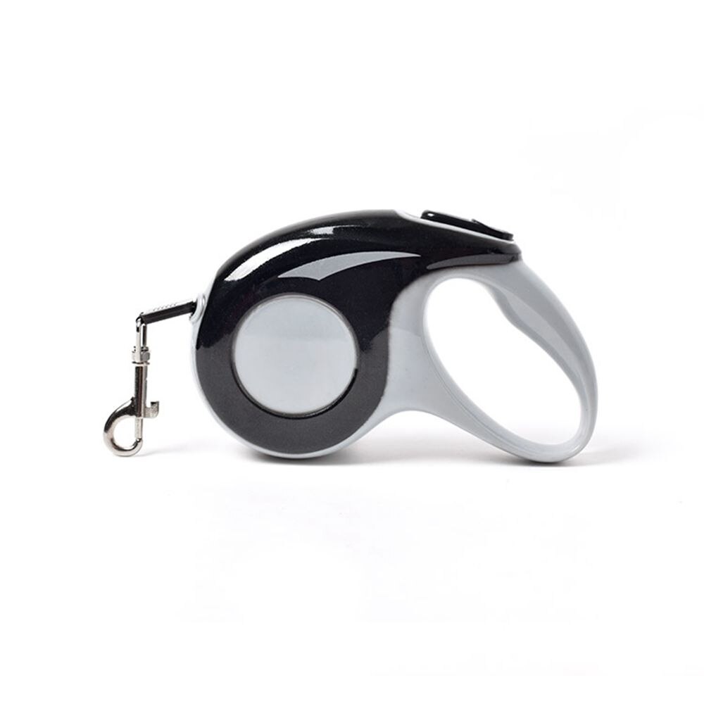 Automatisch intrekbaar hondenwandelartefact, hondenriem, uitschuifbaar puppy-kattentrekkoord, hondenriem voor huisdierproducten 3m/5m: Zwart / 5m