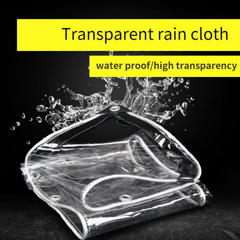 Transparenter Planen balkon wasserdicht transparent wasserdicht Stoff Zaun Mesh Garten saftige Pflanzen abdeckung Stoff