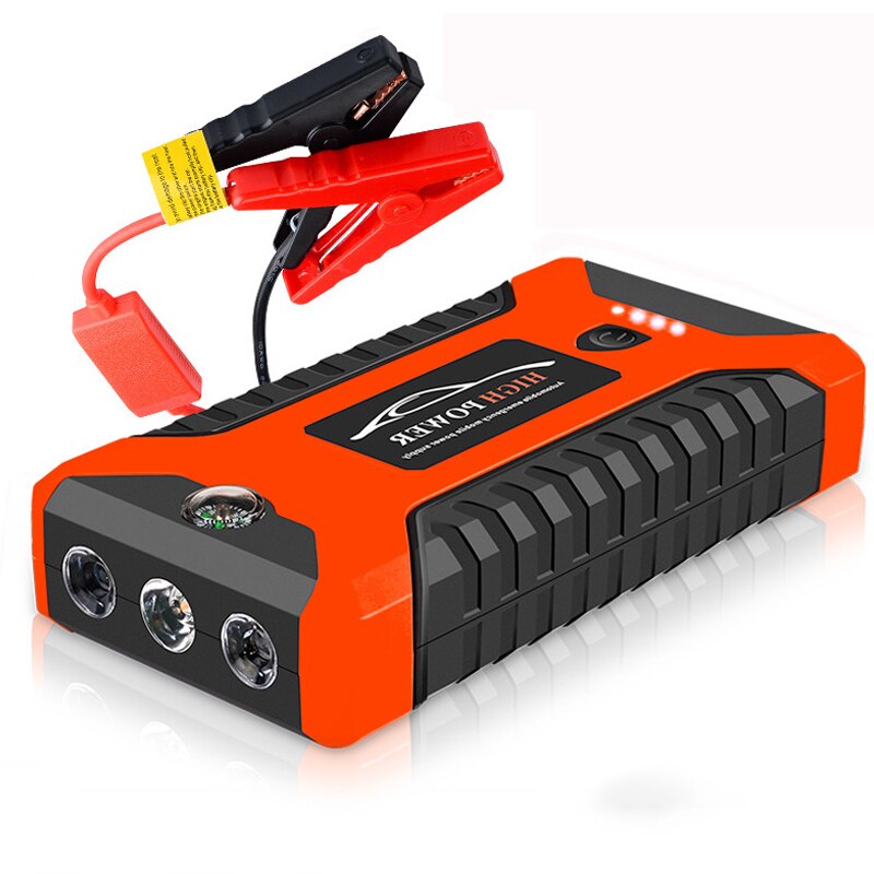 Car jump starter powerbank 20000ma 600a 12v utgång bärbar nödstartsladdare för bilbatteriförstärkare