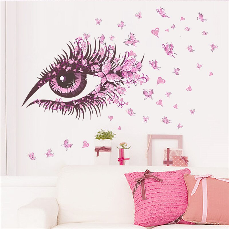 3D Vivid Stylish Simple European Style Eye DIY Wall Stickers For Rooms Wall Decorations Living Room Wall Decals Posters: 8