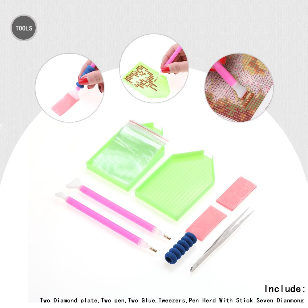 Diamond painting full square 5D country house diamond painting cross stitch diamond mosaic home decoration painting