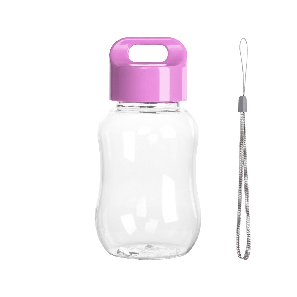 Hem nappvattenflaska låst plast vattenläckage-säker sport dricksflaska för vatten barn te tumbler cykling: 180ml- lila
