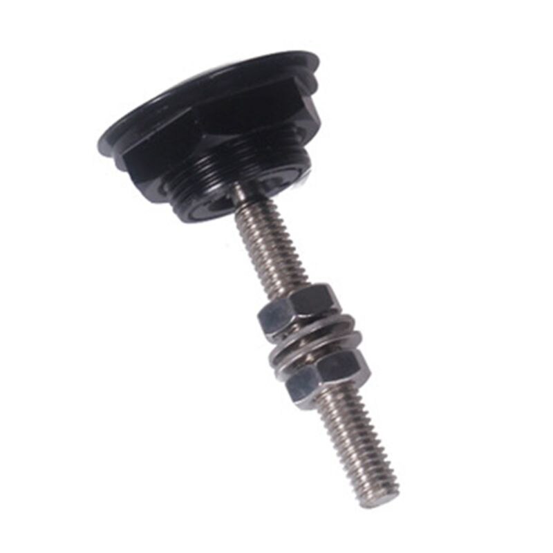 2pcs Universal Push Button Quick Release Hood Pins Bonnet Lock Clip Latch Bumper