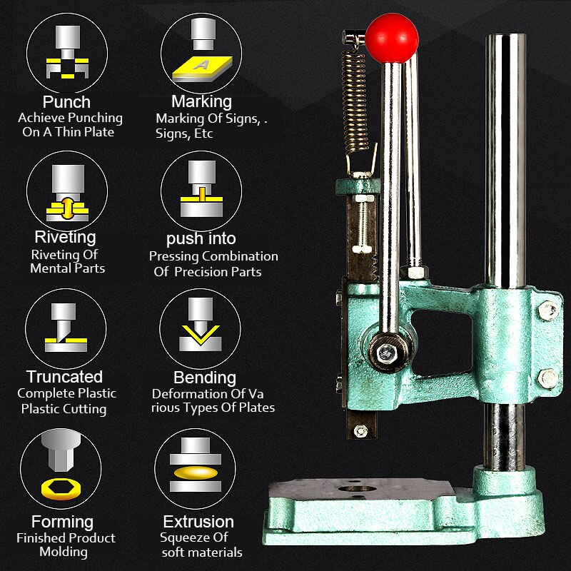 Manual Press Industrial Desktop Mini Manual Punch Press Punch Manual Press