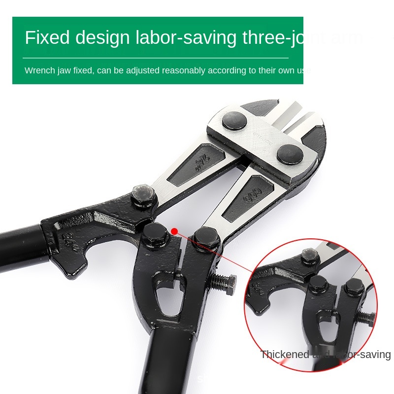 12/14/18 Inch Bolt Cutter Heavy Duty Thicken Wire Cutting Pliers Cut Lock Chain Cr-V Steel Labor Saving Cutters Hand Tools