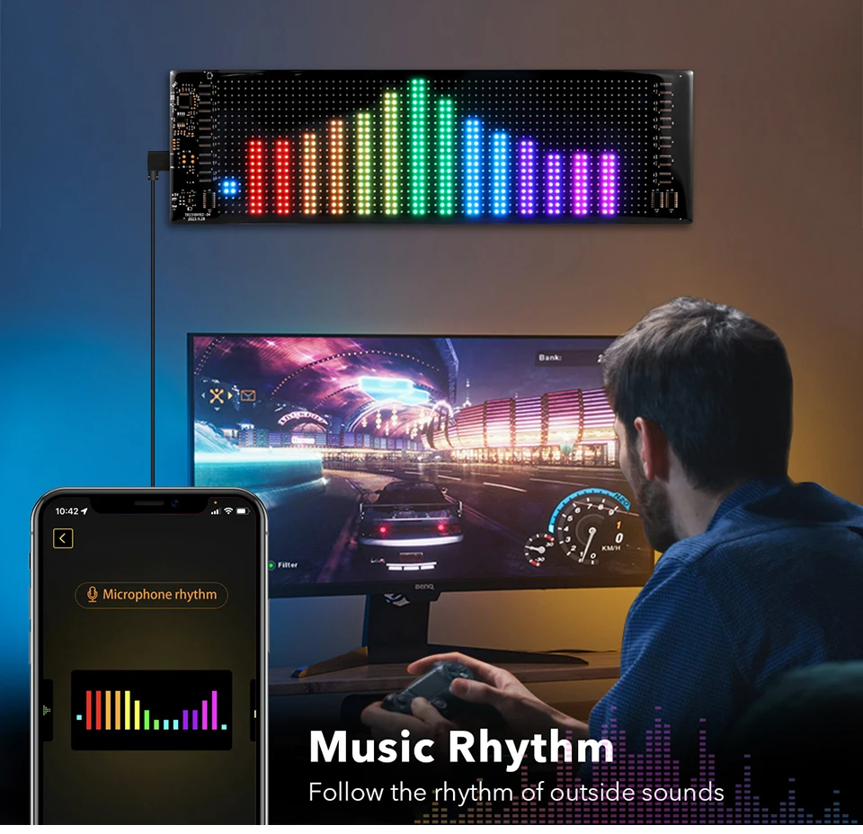 Rgb bluetooth-ohjaus led-näyttöpaneeli matriisi pikselikuvio vieritystekstianimaatio näyttövalo autokaupan näyttöruutu