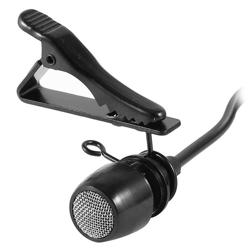 5 stk ring mini 7.5 mm mikrofon klipsholder slips klip krave klip praktisk (sort)