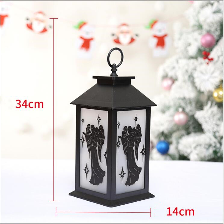 Christmas LED Lantern - Hanging Decorative Light - Festive Home Decor: 8