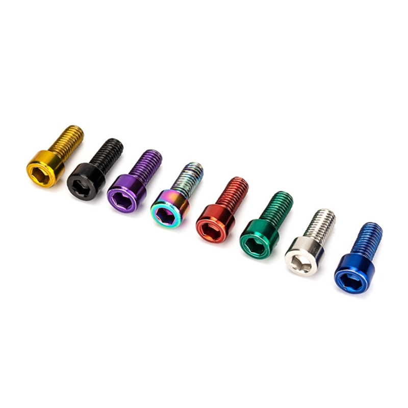 4x Pyörän Juomapullotelineen Ruuvit 5x12mm Ruostumaton Teräs Maastopyörään
