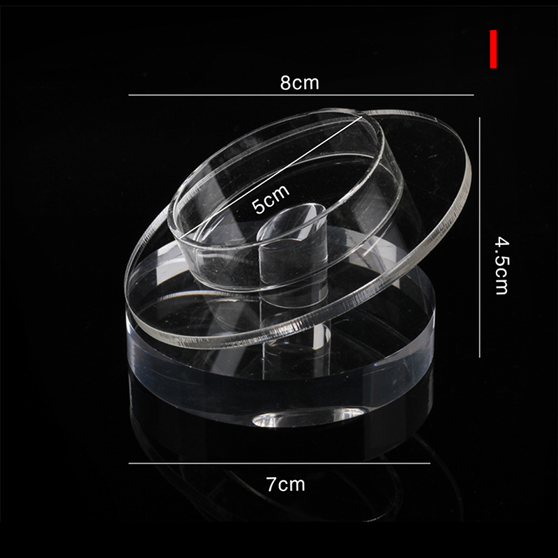 Acrylic Bracelet Jewelry Wrist Watch Display Rack Holder Show Case Stand Tool Clear Plastic Display: I