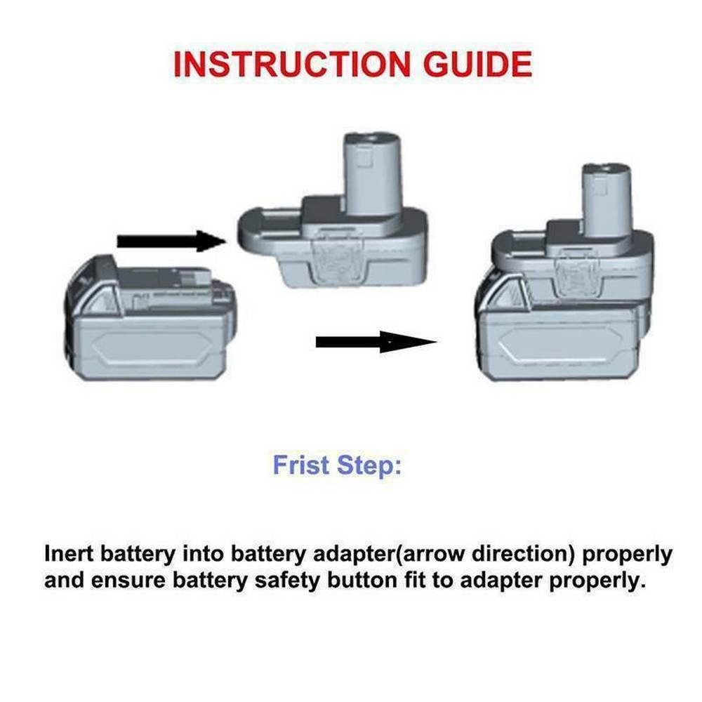Batteriadapter 3 a dewalt/milwaukee usb power laddningsadapter omvandlare för makita adapter till ryobi 18v verktyg li-ion batteri 7