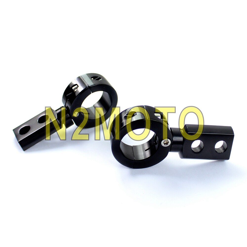 Cnc Aluminium Motorfietsen Verstelbare 1-1/4 &quot;7/8&quot; 1 &quot;Buis Motor Crash Bar 32 Mm Spotlight Beugel mistlamp Houder Universele