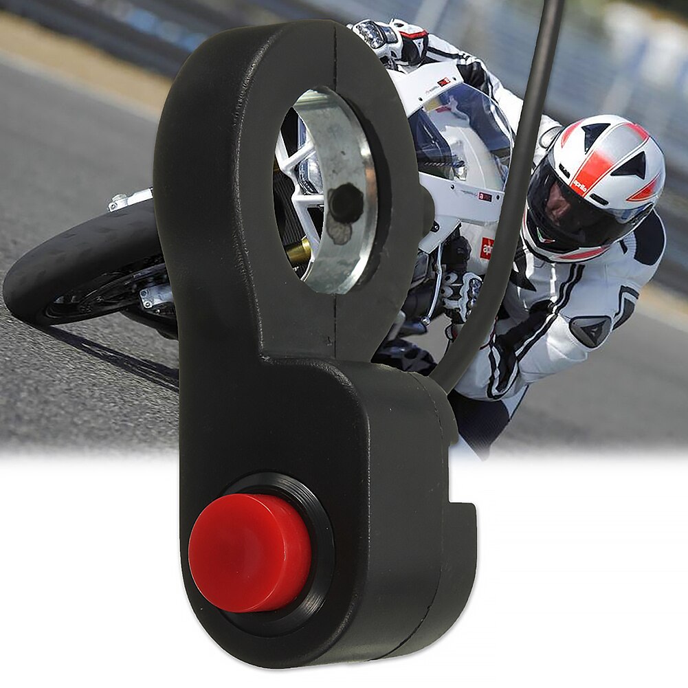 7/8 Inch Universele Rode Knop Scooter Plastic Enkele Fiets Accessoires Controle Kill Stop Motorfiets Hoorn Schakelaar