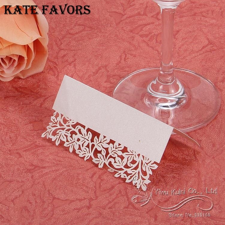 Wedding Table Decoration Leaf Name Place Cards for Wedding Party Favors Tableware Decoration