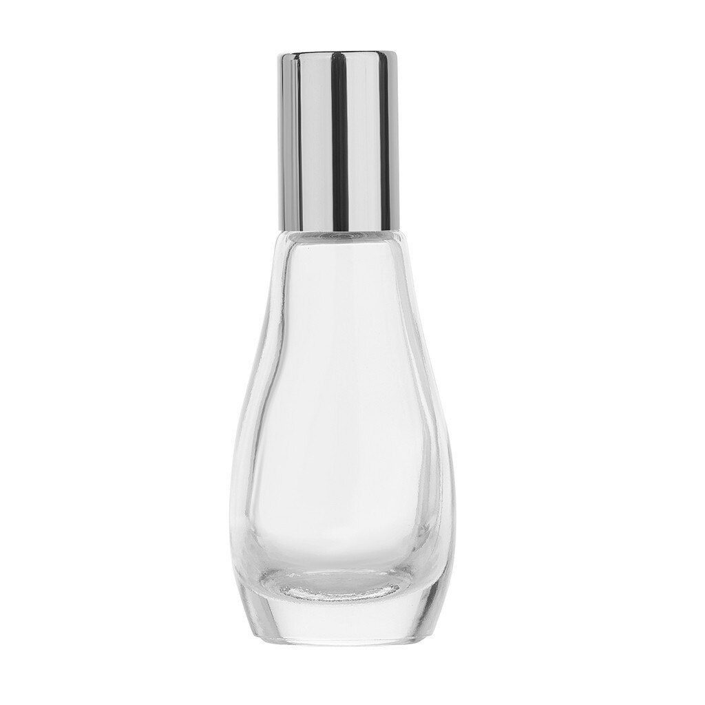 Mini æterisk olie stålrulle glas parfume flasker guld sølv sort rejsende tomme genopfyldelige flasker opbevaringsbeholder  #25: J