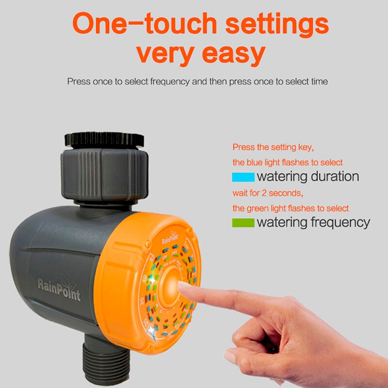Automatic Garden Watering Timer Home Garden Water Timer One Key Set Irrigation System Timer Irrigation Controller