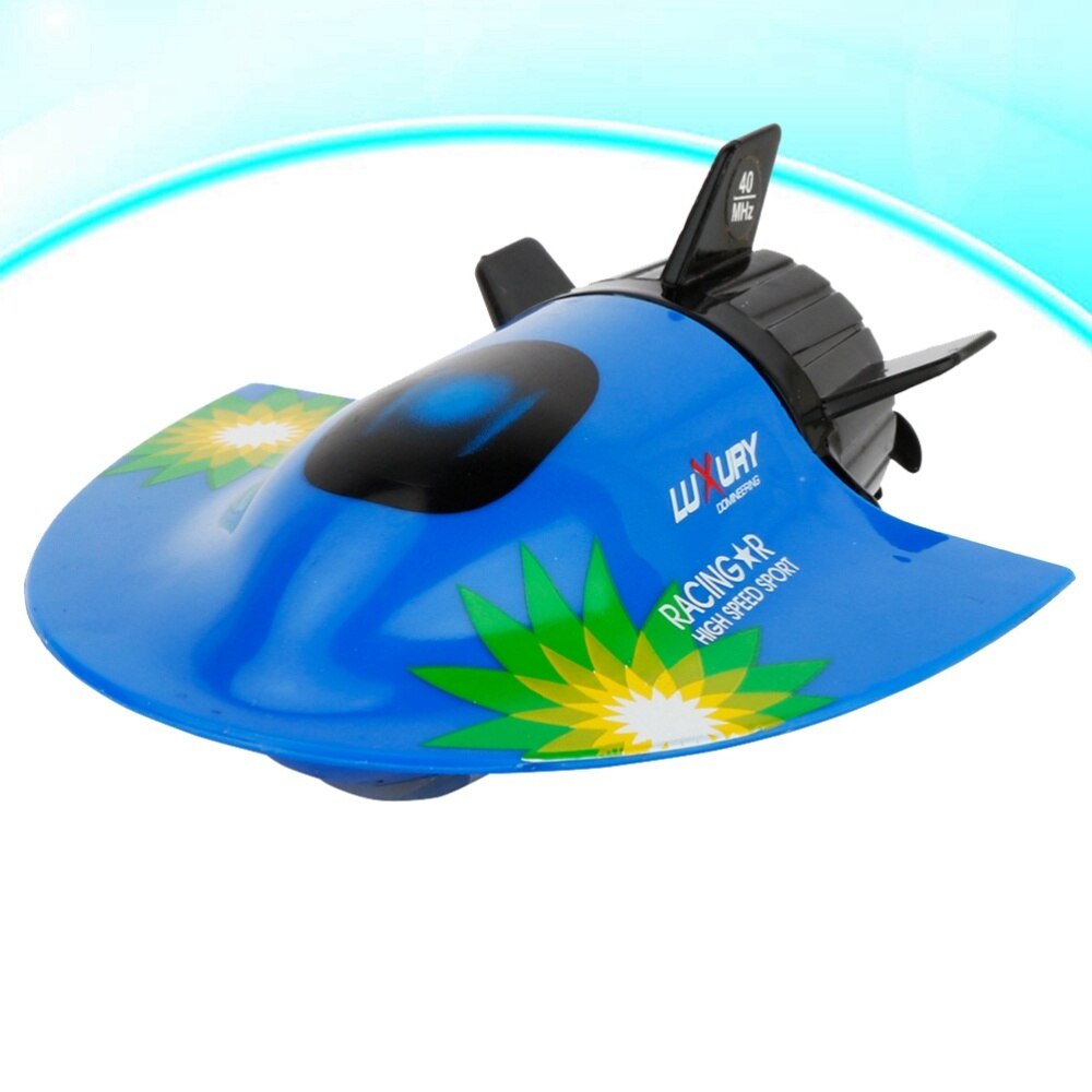 Mini Radio Rc Boot Onderzeeër Cool Aquatische Speelgoed (Blauw)