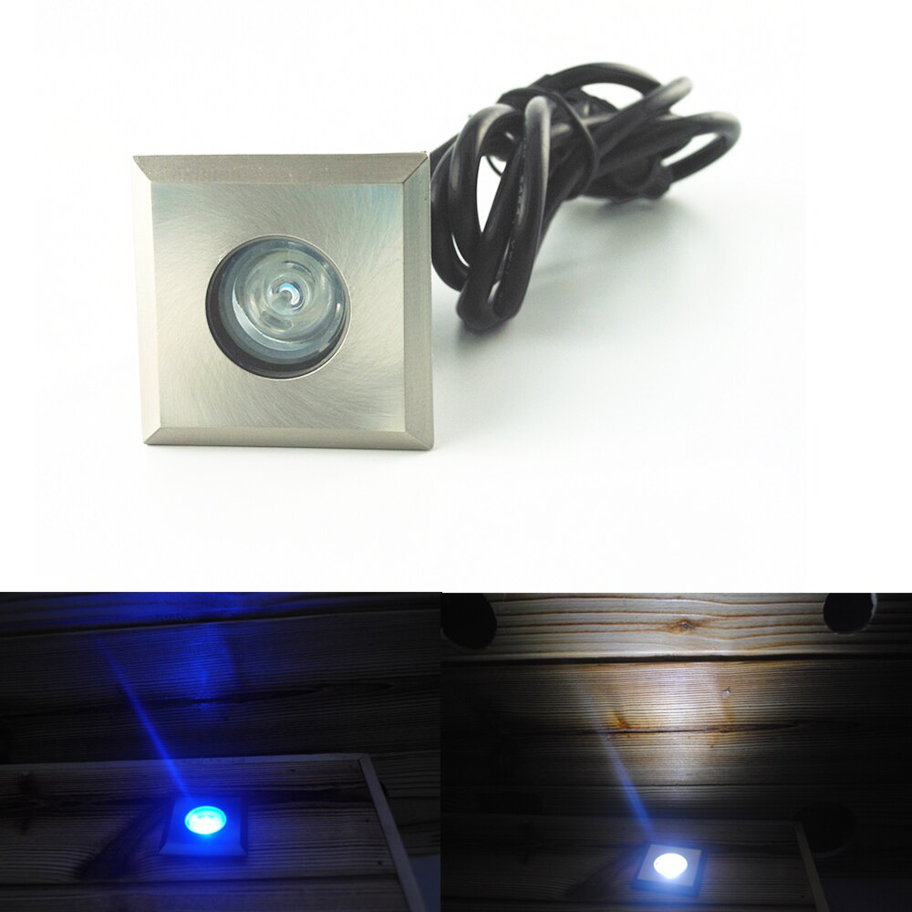 12V Outdoor Floor Lamp Waterproof IP67 LED Underground Groundspot for Patio Paver Recessed Flooring Brick Deck Light