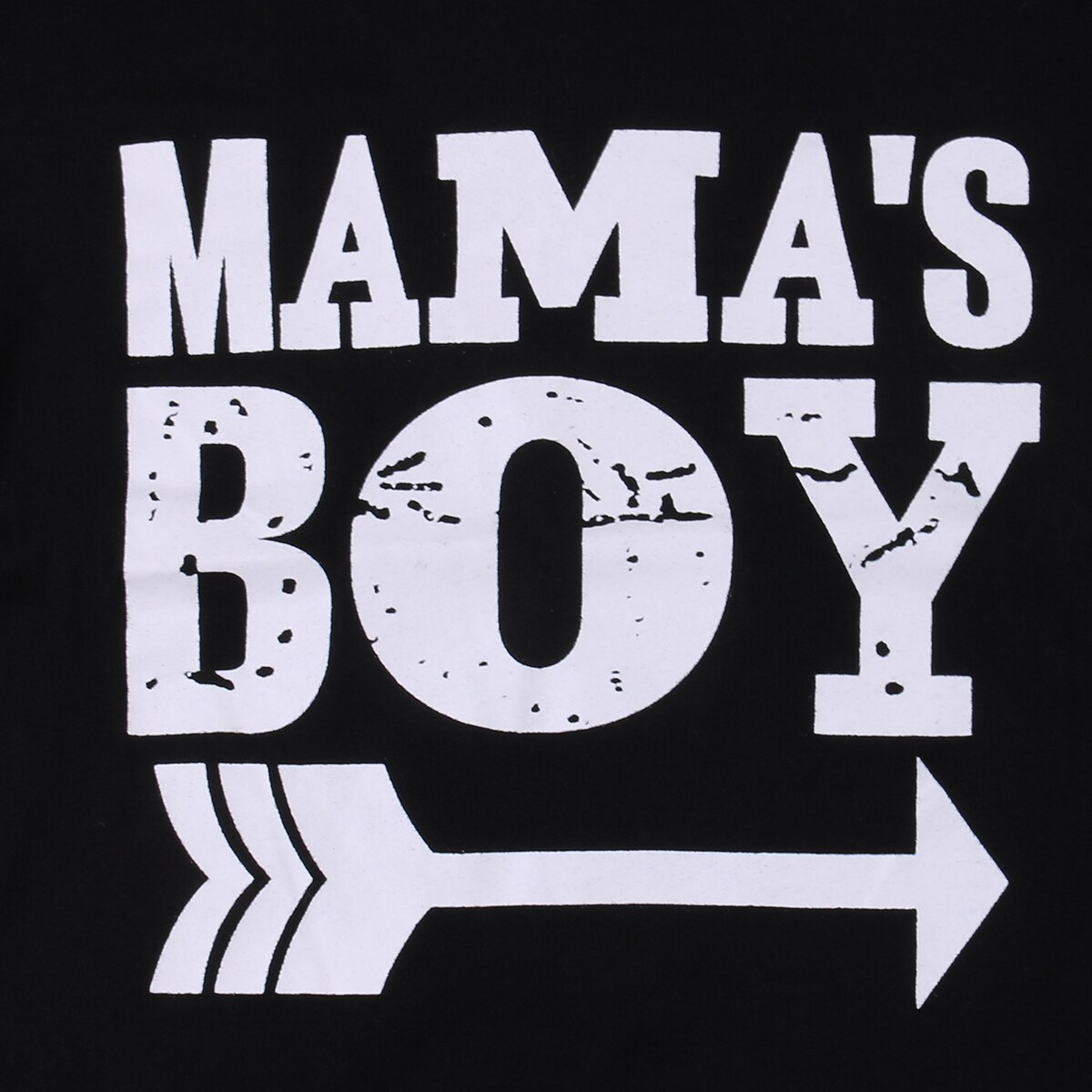 Kids Mama Boy Gedrukt Tops Mama Baby Jongens Korte Mouw Pijl Zwart Katoenen T-shirt Zomer Casual Kleding SS