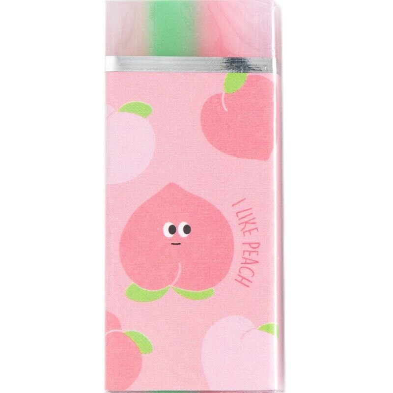 MINKYS 6 unids/lote lindo sándwich Sakura zanahoria melocotón goma limpiador para lápiz de de cumpleaños de niños Kawaii papelería de la escuela