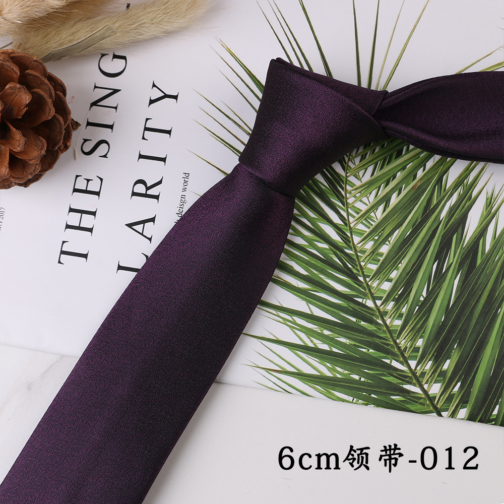 Cravatte sottili alla moda da 6 cm Cravatte classiche da uomo a righe scozzesi floreali Blu vino Cravatte da sposa Cravatte da uomo in poliestere intrecciato jacquard: Argento