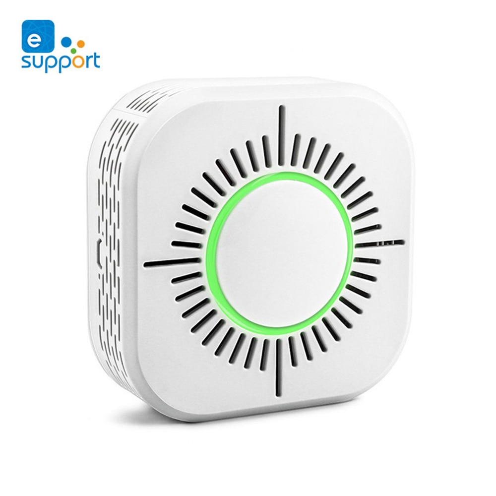 eWeLink Smoke Detector Sensor Wireless 433MHz Fire Security Protection Alarm Sensor APP Control Smart Home For Home Kitchen