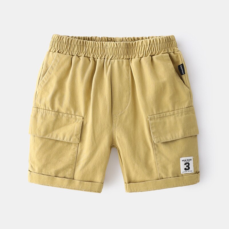 Zomer Jongens Shorts Effen Kleuren Kids Broek Zakken Kids Strand Korte Sport Korte Broek Kids