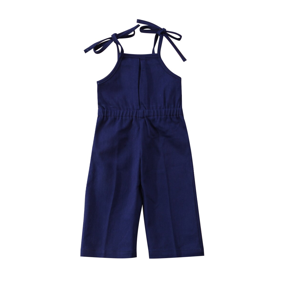 Di modo Del Bambino Appena Nato Del Bambino Delle Ragazze Prendisole Vestiti di Estate Denim Senza Spalline Senza Maniche Jeans Lungo Del Pagliaccetto Della Tuta Abbigliamento 1-7T: 6