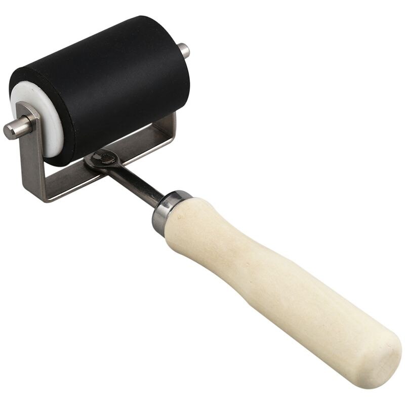 Heavy Duty Hard Rubber Roller Drukinkten Lino Brayer Art Craft Tool