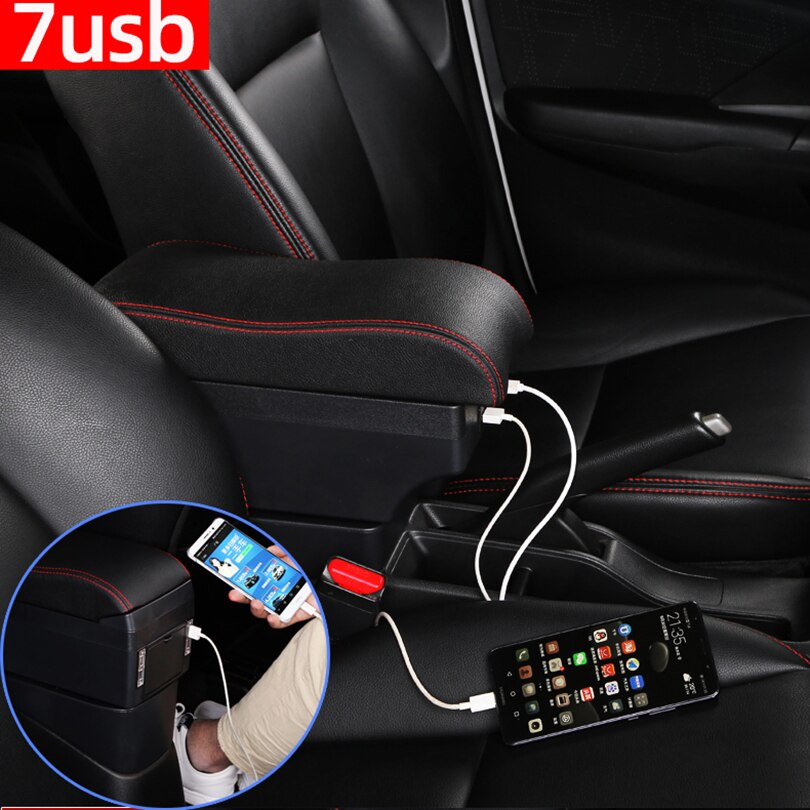 for Opel Astra H Armrest Box car leather arm rest car-styling center console decoration automobile interior