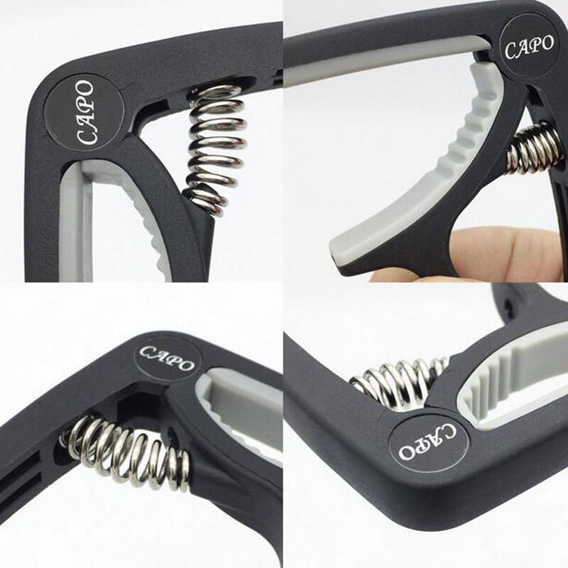 Plastic Gitaar Capo Voor Akoestische Gitaren Klassieke Gitaar Capo Ukulele Capo Met Bridge Pin Puller