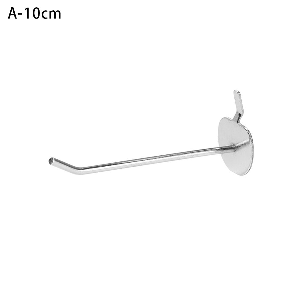 5Pcs Display Hooks Storage Racks Supermarket Shelf Display Hanger Single Pegboard Hook Peg Retail Shop Garage Kitchen Rack: A-10cm