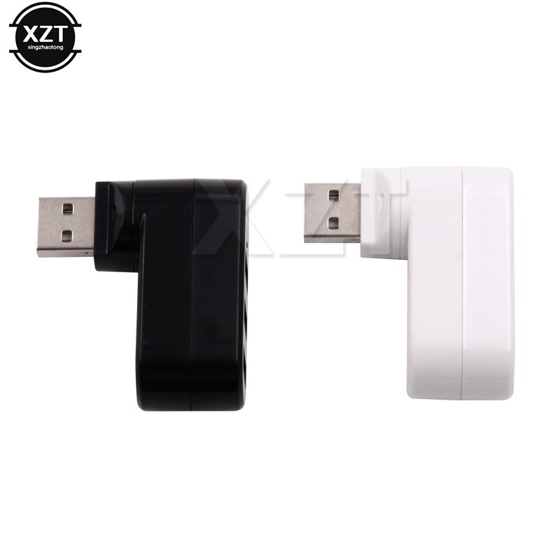 1pcs Mini USB 2.0 Hub 4 Ports Rotate Cable USB Splitter Hubs Adapter Cable High Speed Portable data transmission