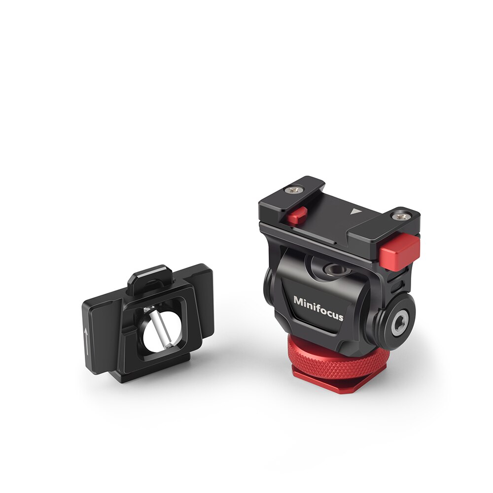 Quick Release Monitor Mount Angle Adjustable Camera Cold Shoe Monitor Bracket 1/4" Slide Plate Video Shooting Accessories