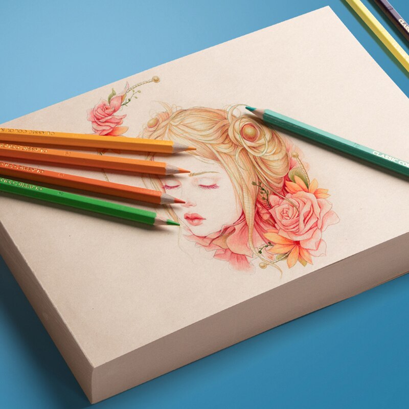 16K Draft Paper For Students&#39; Drafts Mathematical Grid Rendering Paper Check Paper Blank Painting Book Dot Matrix Notebook