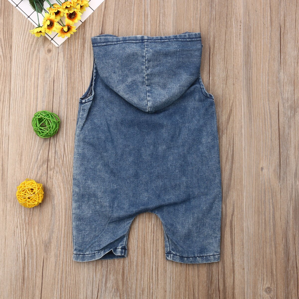 Barboteuse en Denim pour enfants | Vêtements d'été, pour bébés garçons et filles