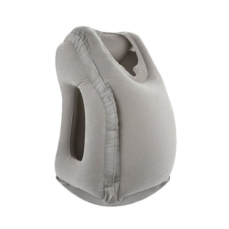 Oreiller de voyage gonflable Portable, repose tête et cou, oreiller de vol pour avion, voiture, Bus, Train, bureau, sieste, coussin de soutien du dos