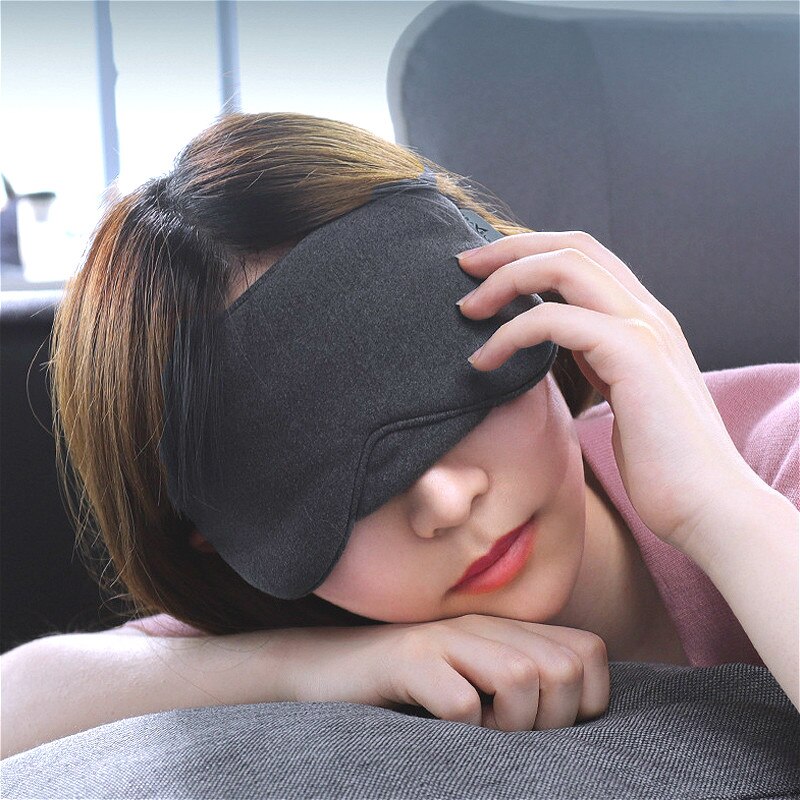 1Pc Slaapmasker Slapen Blinddoek Soft Eye Mask Eye Cover Masker Ooglapje Cover Travel Relax Cover Blindfold eye Care Tool