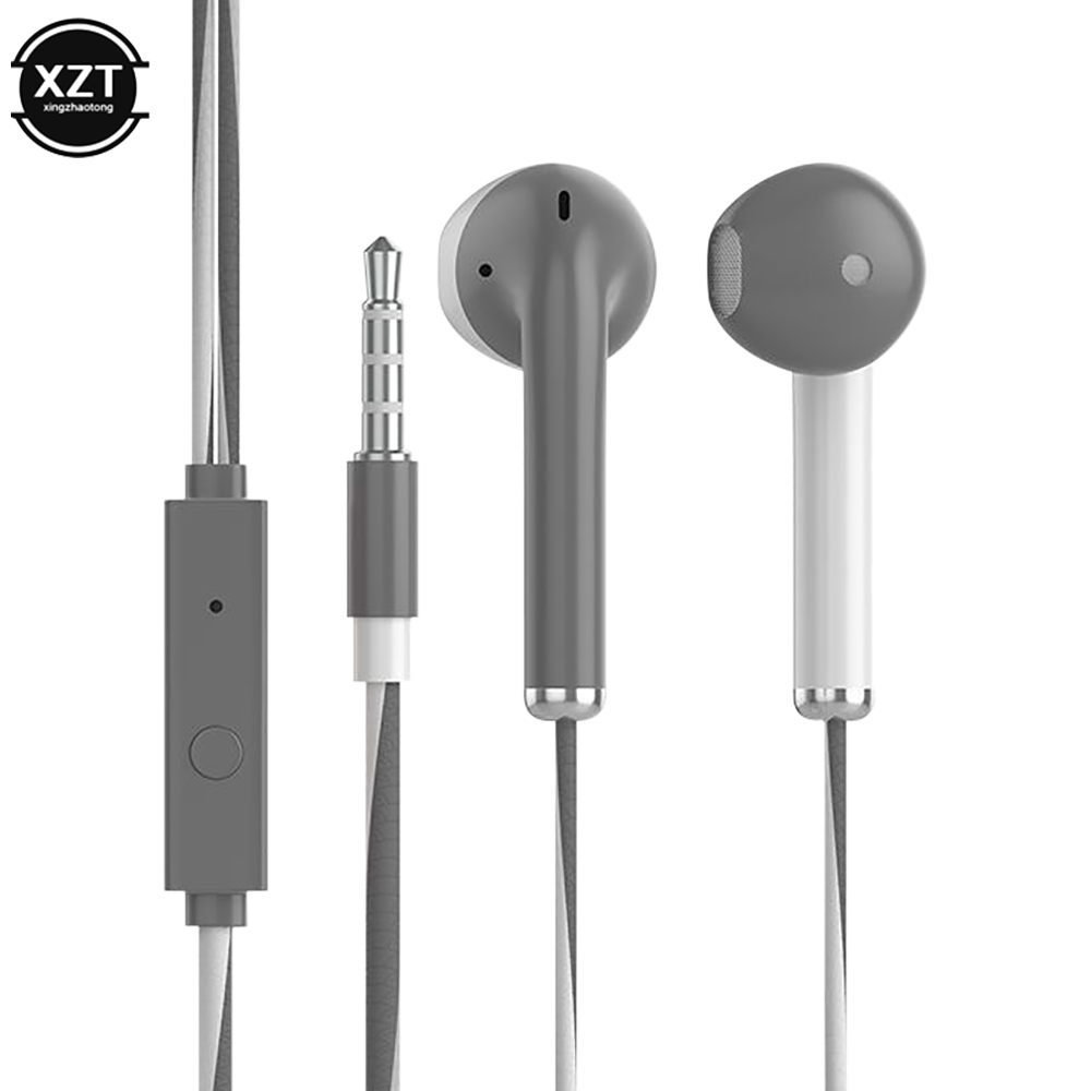 1 sztuk gorąca sprzedaż słuchawki douszne Running Music Game słuchawki redukowanie hałasu na telefon komórkowy Pc Pad Laptop z mikrofonem: WHITE