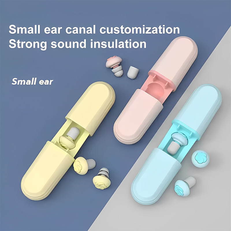 Dr.isla YR772 6Pair 2/3 Layer Soft Silicone Ear Plugs Tapered Sleep Noise Reduction Earplugs Sound Insulation Ear Protector