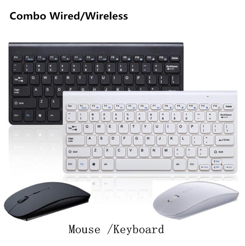 Esperanza Liberty Drahtloses Tastatur-Maus-Set – USB, Weiß, Englische Tastenbelegung | Reichweite 10 M, Multimedia-Tasten