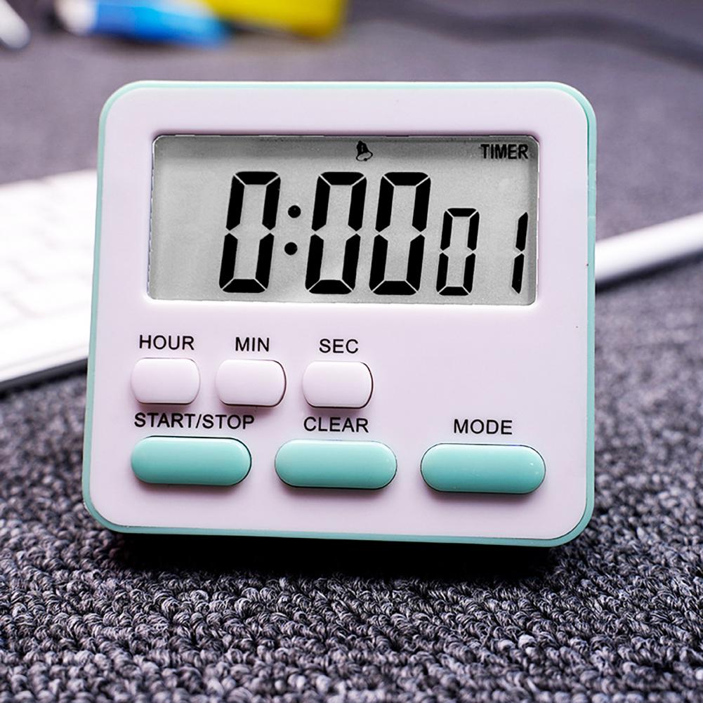 Digital Alarm Clock Magnetic Attraction On Fridge Oven Timer For Student Time Manager Small Multifunctional Cooking Timer