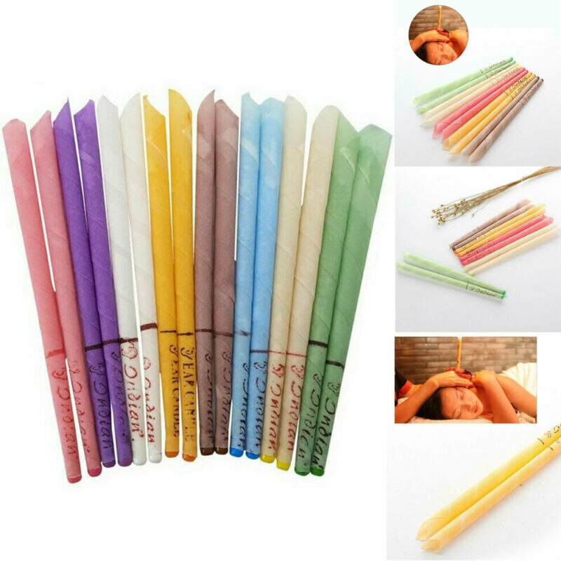 10Pcs Ear Wax Cleaner Removal Coning Fragrance Candles Healthy Hollow