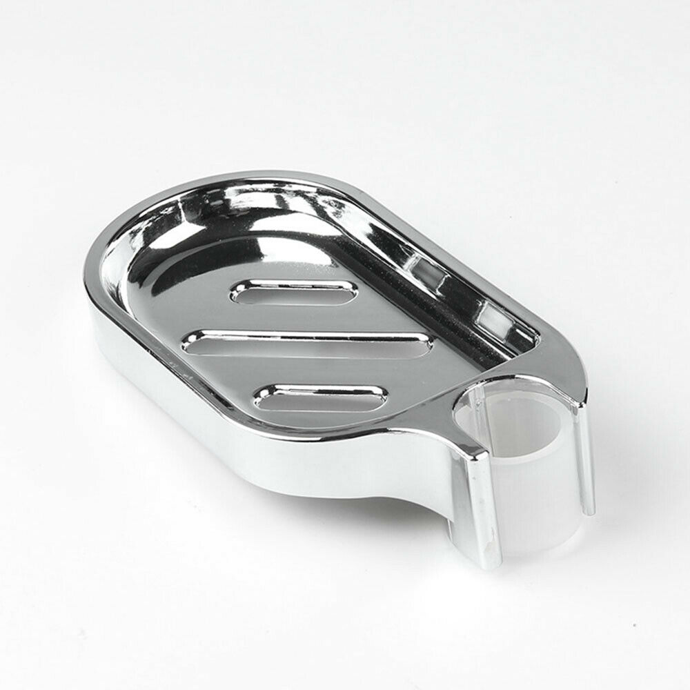 New Arrival 25mm plastikowa szyna prysznicowa mydło pojemnik na naczynia mydelniczka mydło paleta drążek prysznicowy drążek przesuwny ABS Chrome na belka ślizgowa