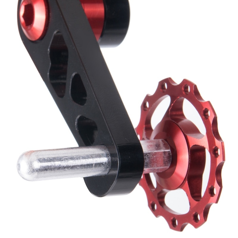 Aluminium Alloy Cycling Single Speed Chain 120x54mm Tensioner MTB Bicycle Chain Replacement Prevent Chain Falling Off