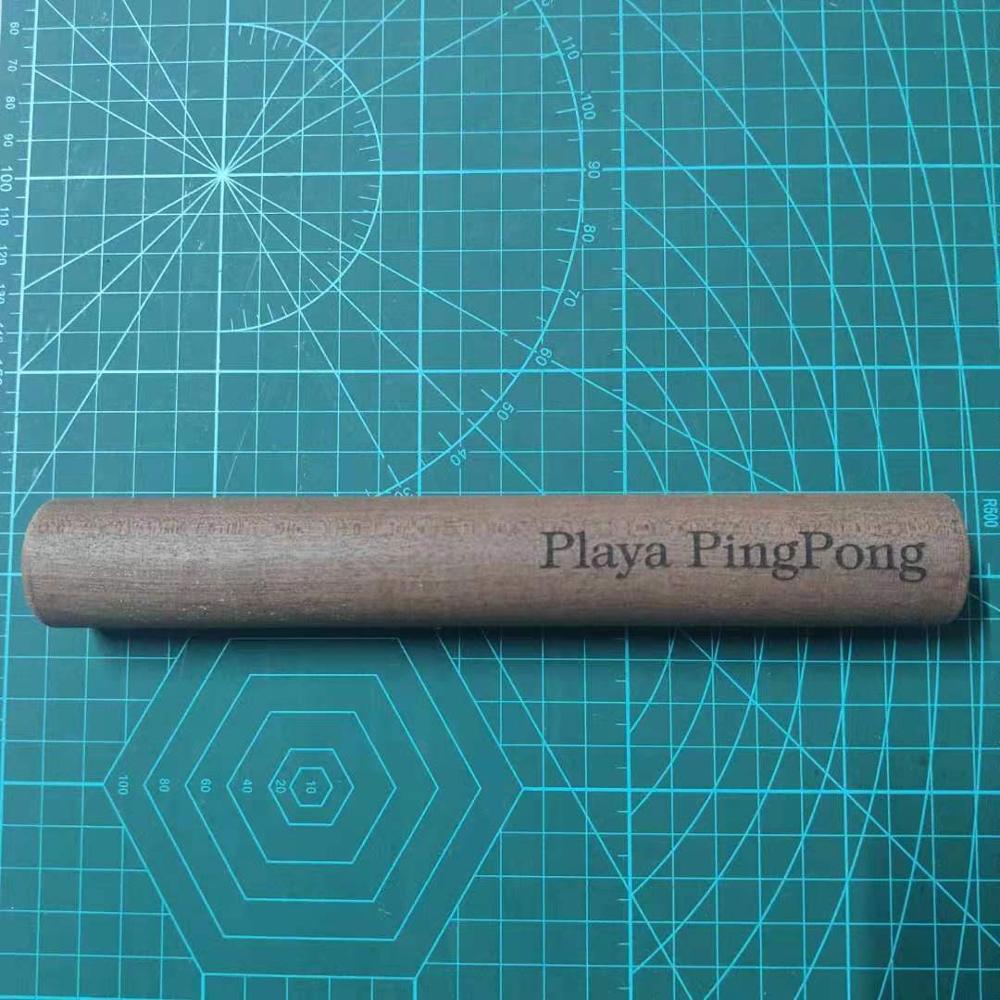 Playa pingis premium bordtennis gummi roller rent trä massivt trä ping pong gummi rullverktyg tillbehör