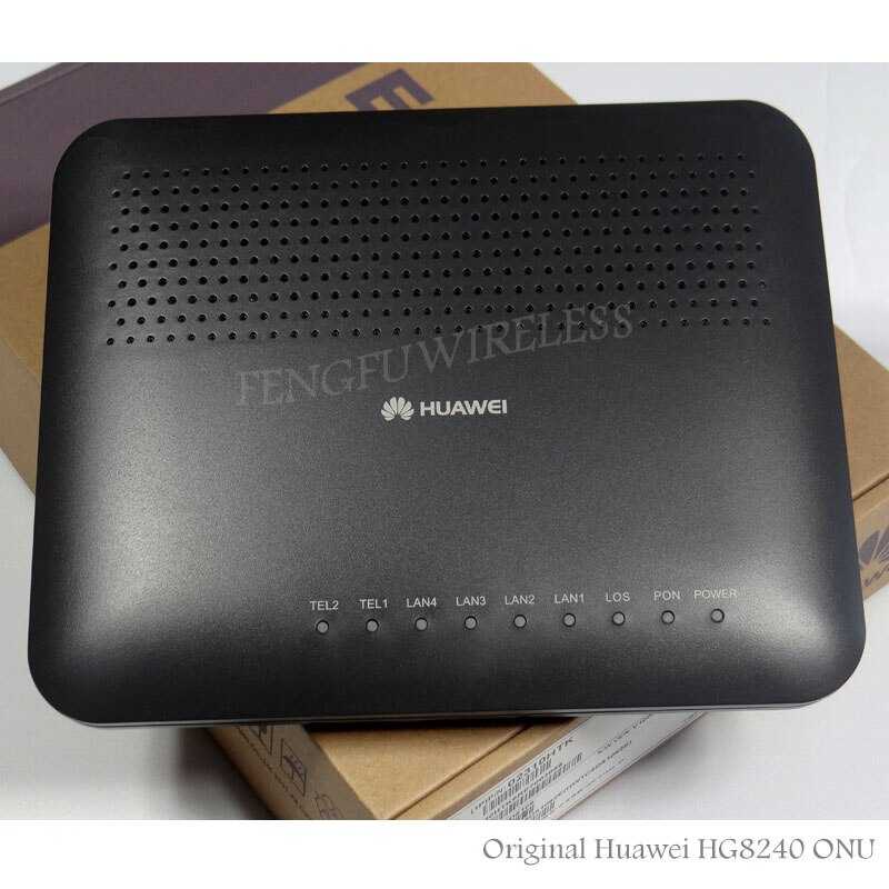 HUA WEI – routeur de réseau à Fiber optique, HG8240 Gpon Onu 4FE, 4lan, Original