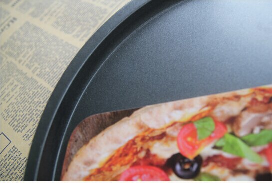 1pc 13 tums tjock pizzaplatta bakverktyg pizzabricka hembakningsugn mikrovågsugn använd non-stick pizzaform  j0503
