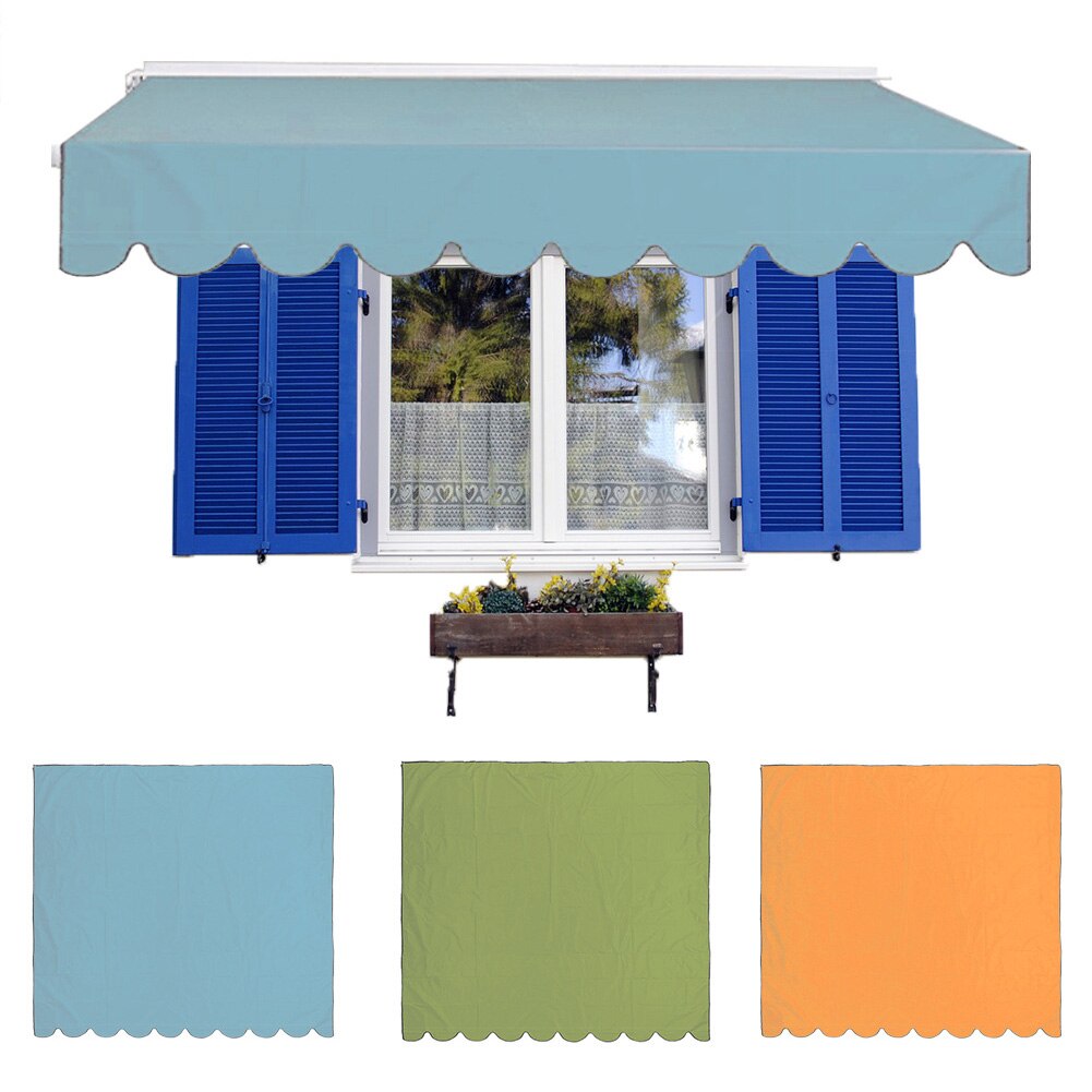 Toldo para jardín con protección UV para Patio, Patio exterior grande para piscina y acampada, tela Oxford impermeable, toldo Rectangular a prueba de polvo