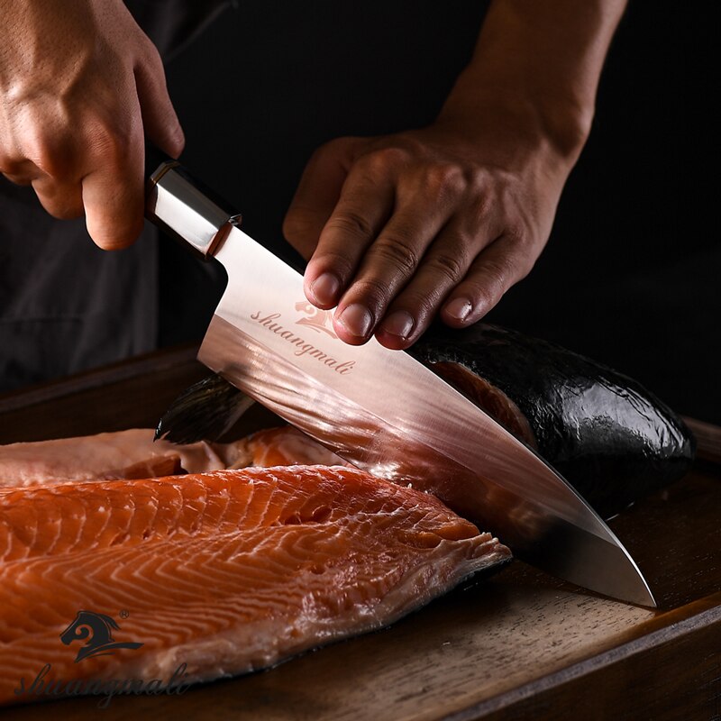 Japanilainen sashimi kinfe 5 op 15 ruostumatonta terästä